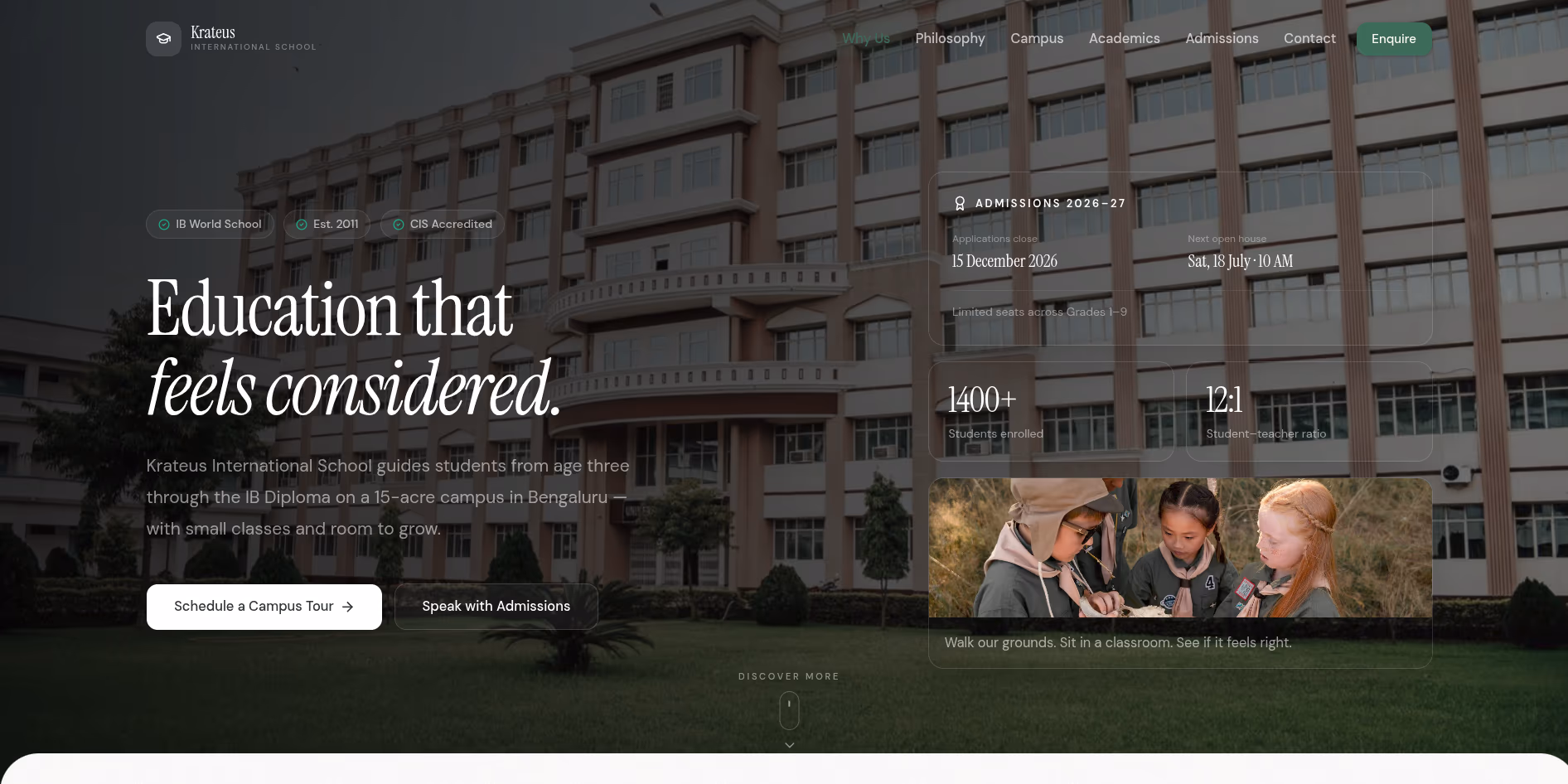 Krateus International School preview